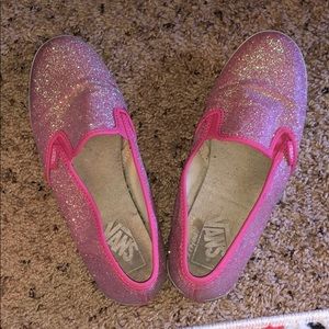 Really cute sparkly pink vans- gently used
